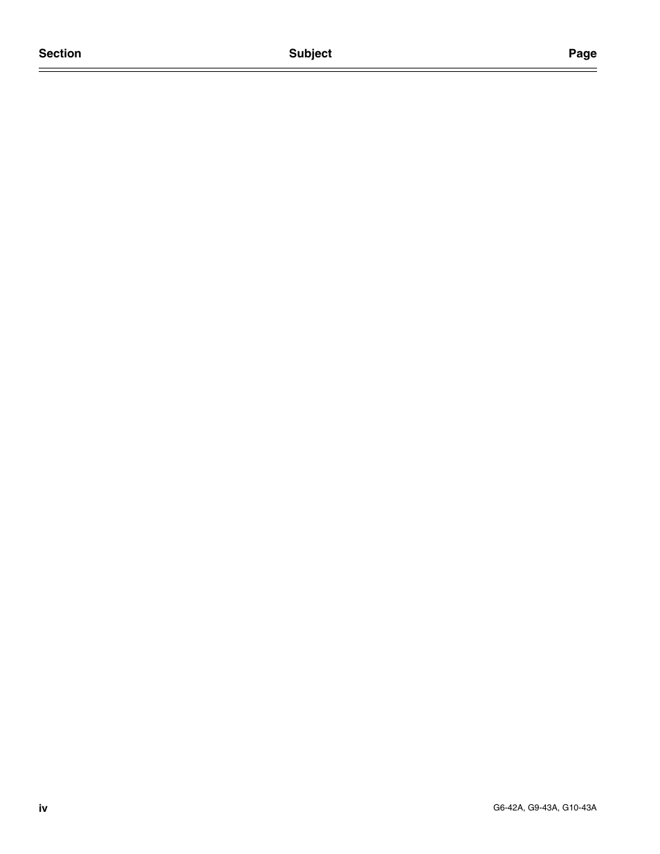 JLG G6-42A Service Manual User Manual | Page 8 / 246