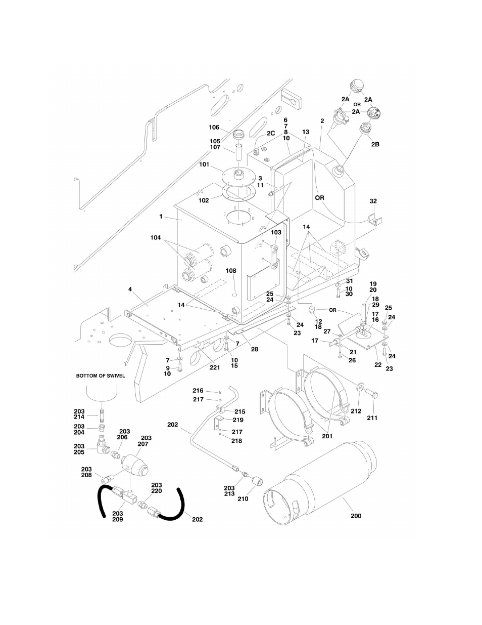 Figure 2-17. tank installations | JLG 660SJ Parts Manual User Manual | Page 120 / 382