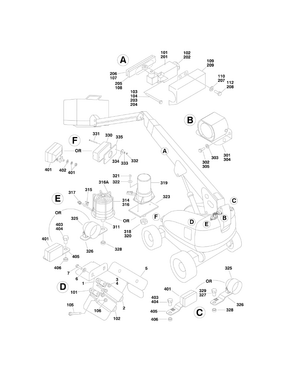 JLG 660SJ Parts Manual User Manual | Page 136 / 382