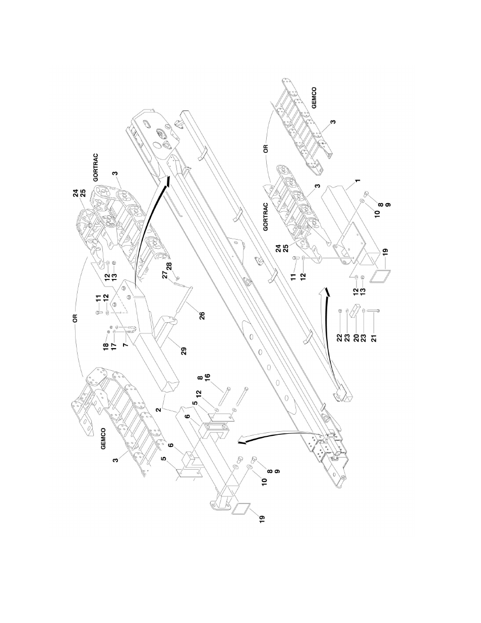 Figure 3-5. power track installations | JLG 660SJ Parts Manual User Manual | Page 210 / 382