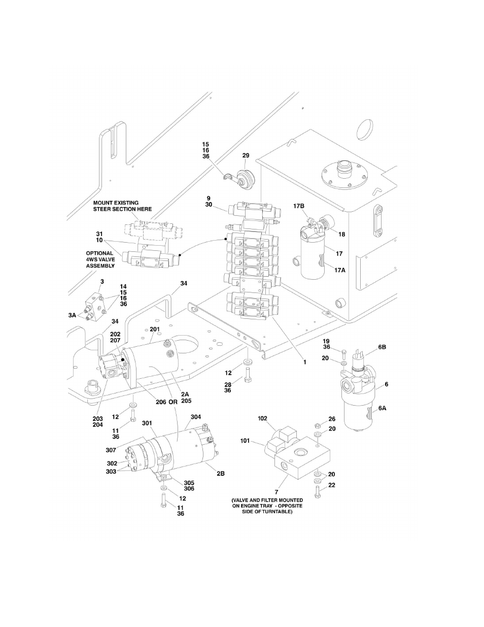 Figure 2-1. control valves installations | JLG 660SJ Parts Manual User Manual | Page 40 / 382