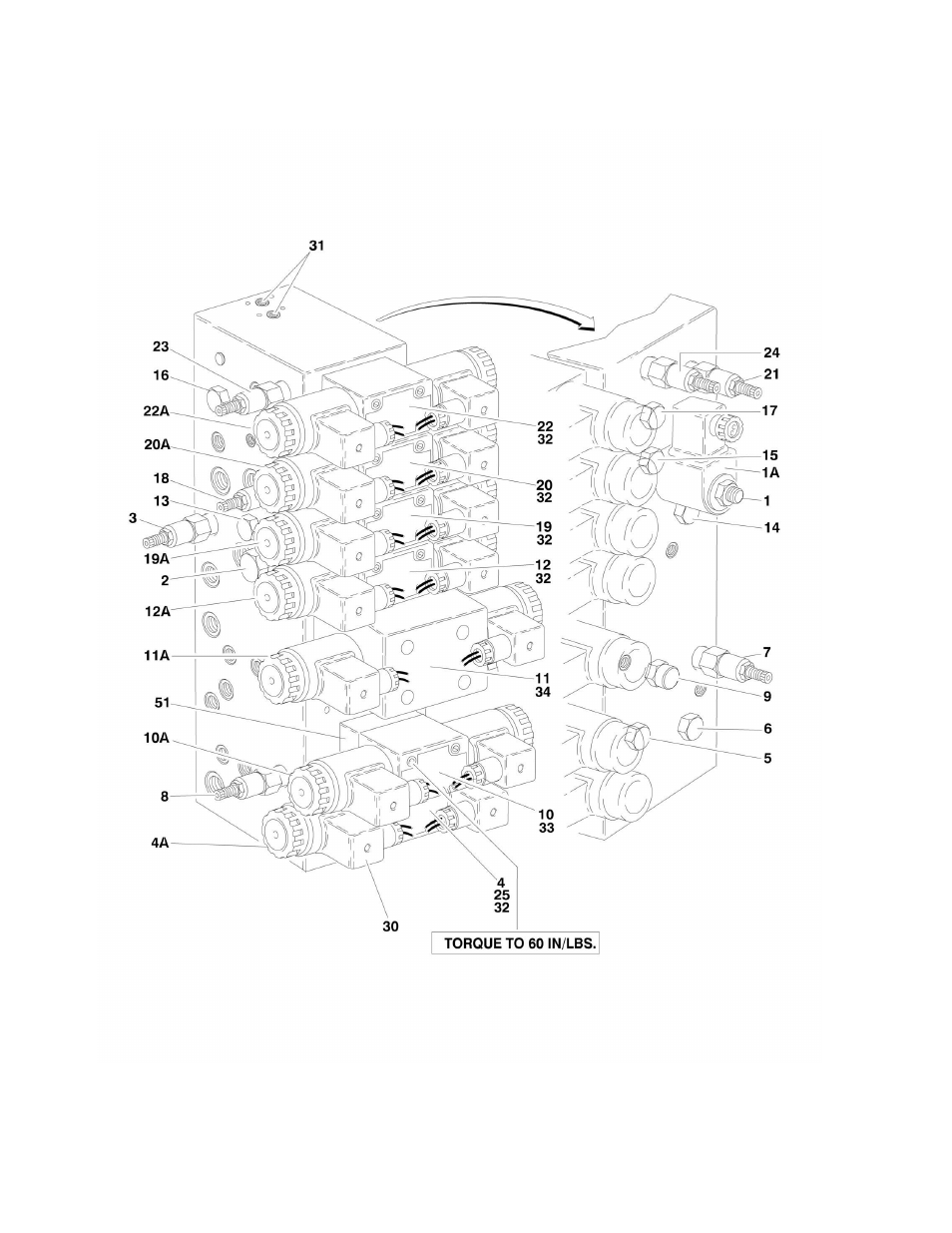 Figure 2-2. main control valve assembly | JLG 660SJ Parts Manual User Manual | Page 44 / 382