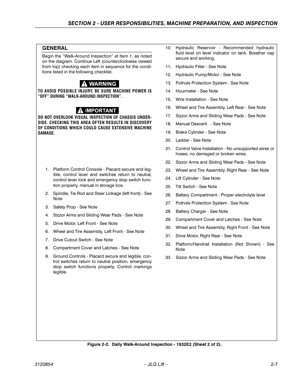 JLG 3246E2 Operator Manual User Manual | Page 19 / 46