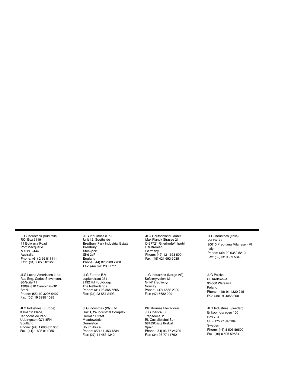 JLG 3246E2 Operator Manual User Manual | Page 2 / 46