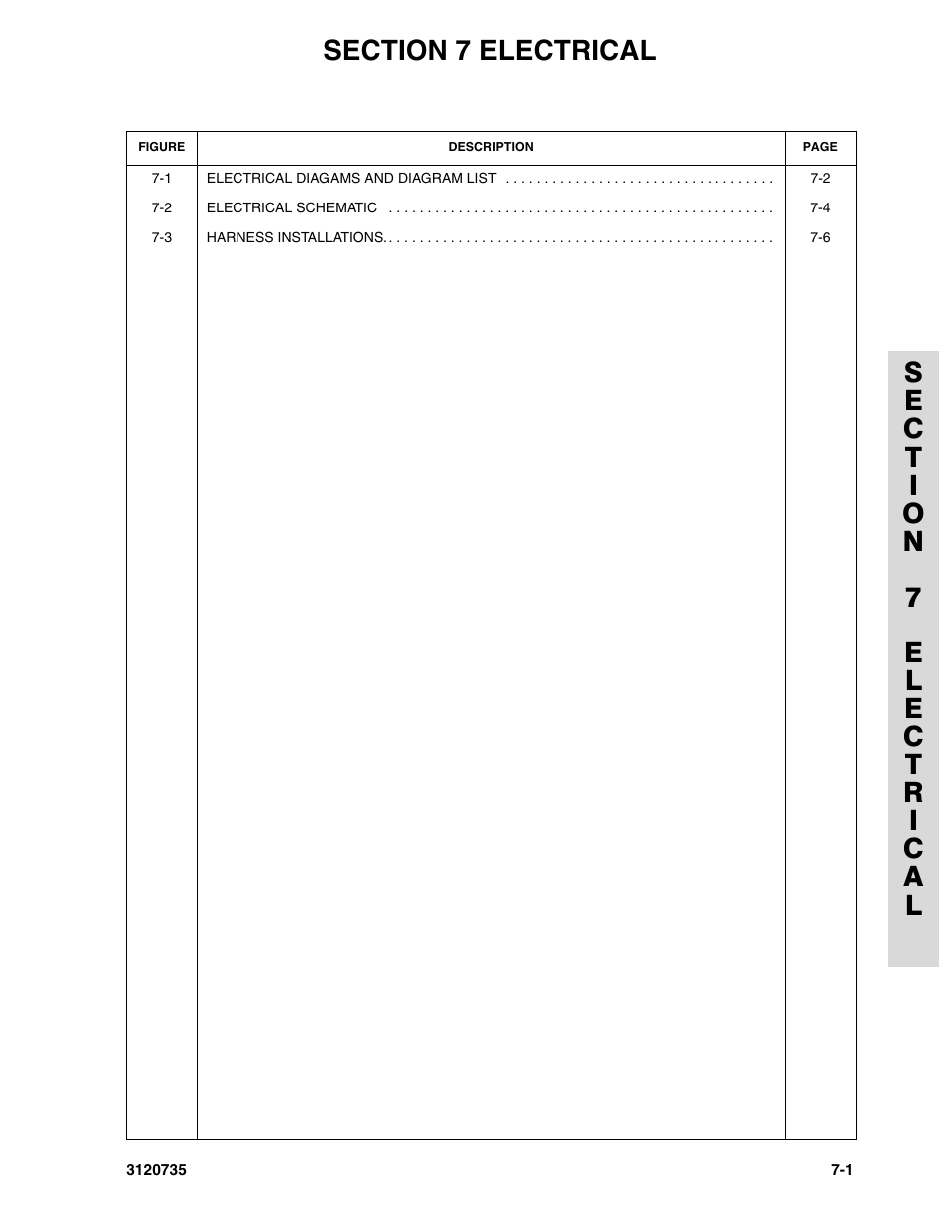 Section 7 electrical | JLG 45ic ANSI Parts Manual User Manual | Page 131 / 158