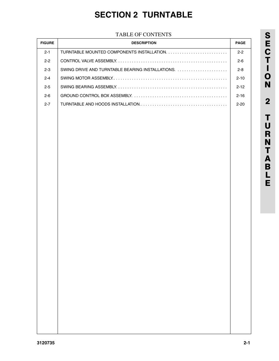 Section 2 turntable | JLG 45ic ANSI Parts Manual User Manual | Page 55 / 158