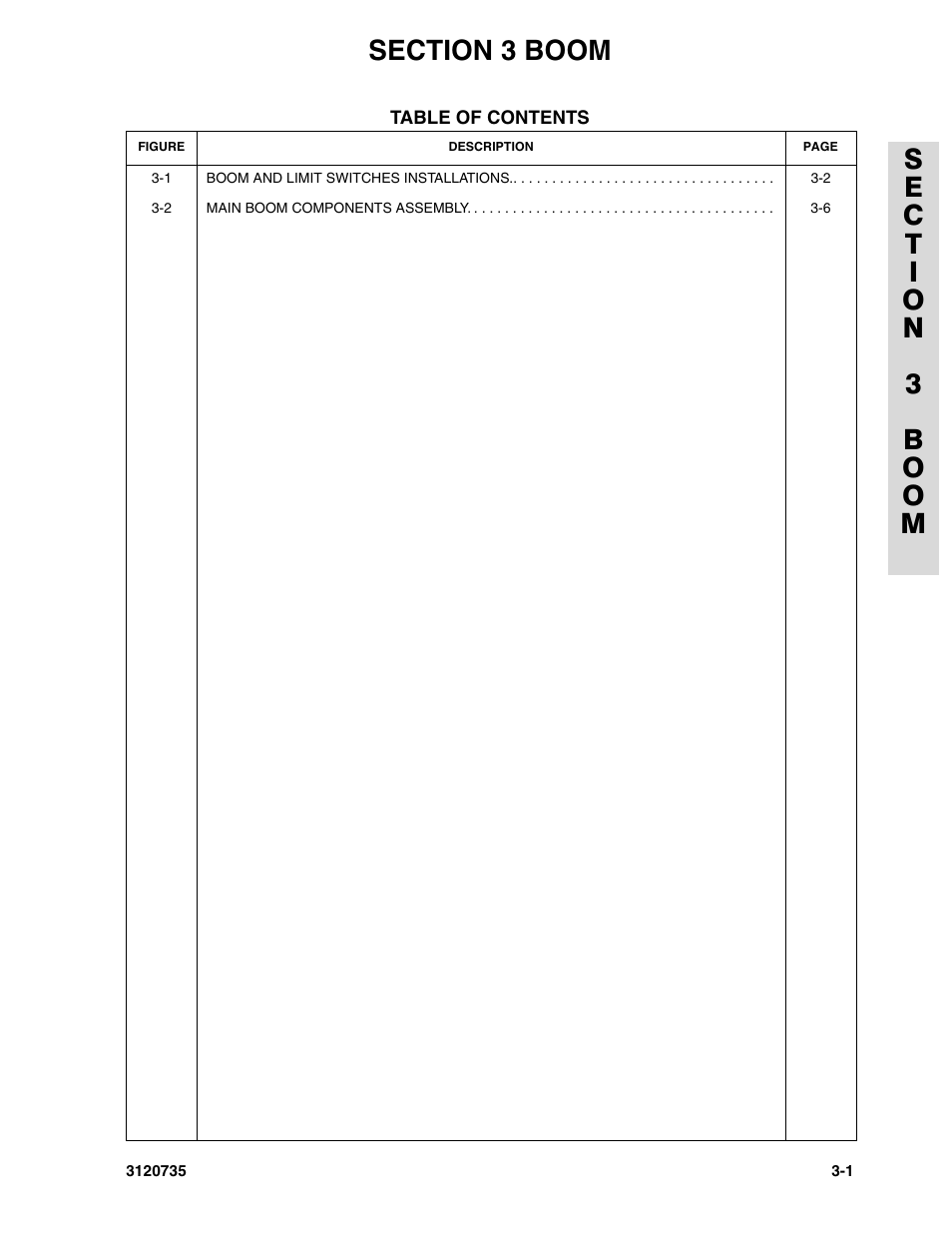 Section 3 boom | JLG 45ic ANSI Parts Manual User Manual | Page 77 / 158