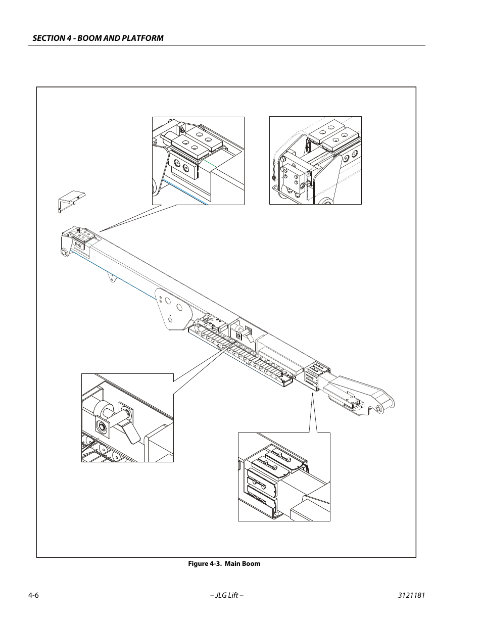 Main boom -6 | JLG 510AJ Service Manual User Manual | Page 204 / 402