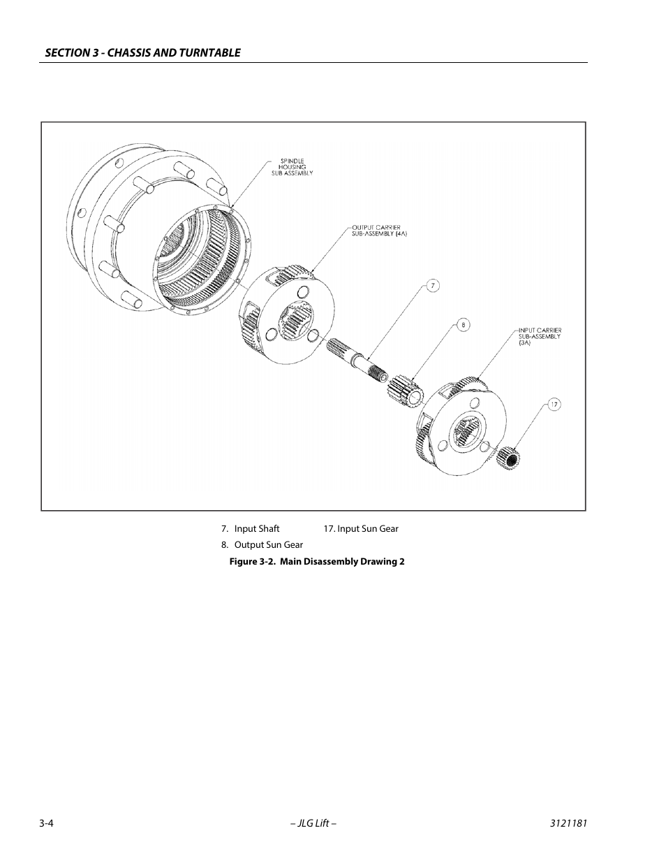Main disassembly drawing 2 -4 | JLG 510AJ Service Manual User Manual | Page 46 / 402