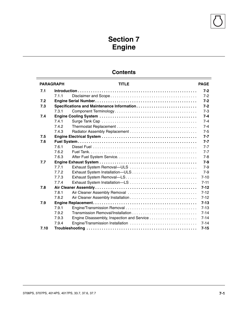 JLG 4017PS Service Manual User Manual | Page 117 / 264