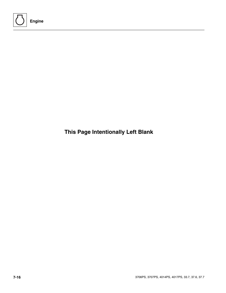 This page intentionally left blank | JLG 4017PS Service Manual User Manual | Page 132 / 264