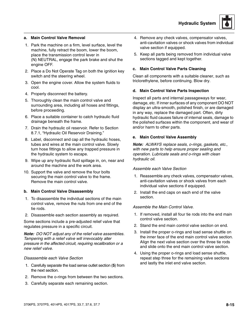 JLG 4017PS Service Manual User Manual | Page 147 / 264