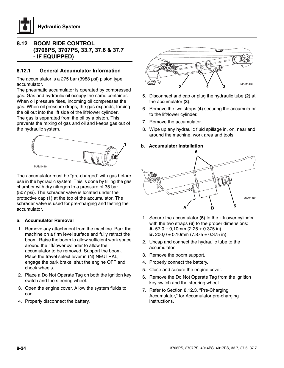 1 general accumulator information, General accumulator information | JLG 4017PS Service Manual User Manual | Page 156 / 264