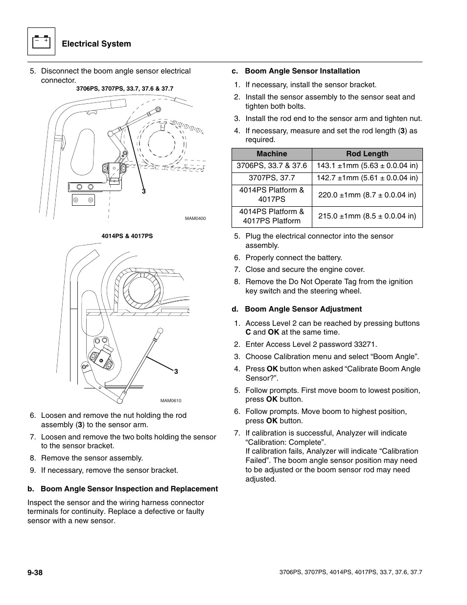 JLG 4017PS Service Manual User Manual | Page 196 / 264