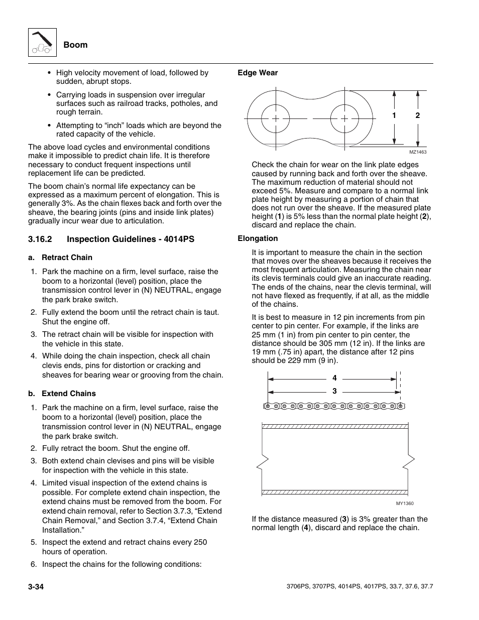 2 inspection guidelines - 4014ps, Inspection guidelines - 4014ps | JLG 4017PS Service Manual User Manual | Page 72 / 264