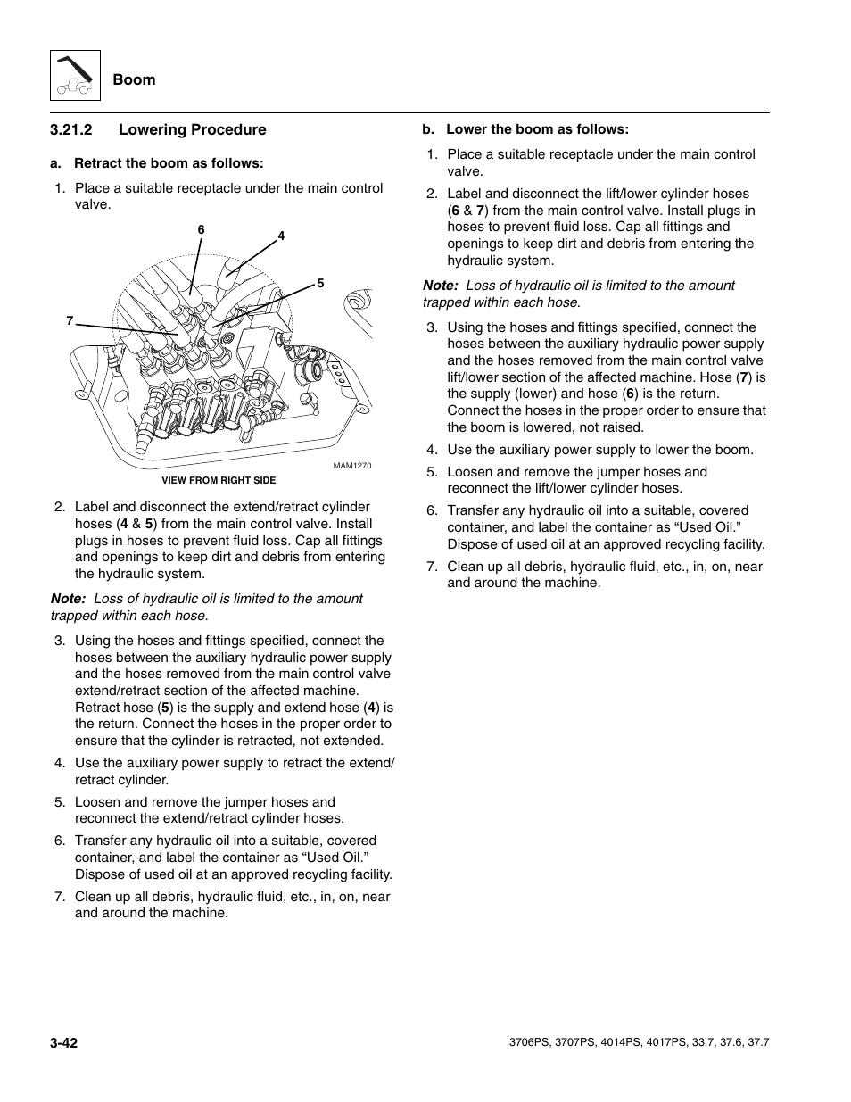 2 lowering procedure, Lowering procedure | JLG 4017PS Service Manual User Manual | Page 80 / 264