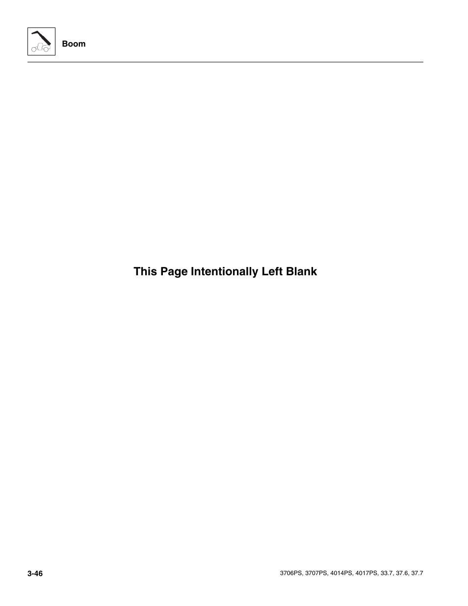 This page intentionally left blank | JLG 4017PS Service Manual User Manual | Page 84 / 264