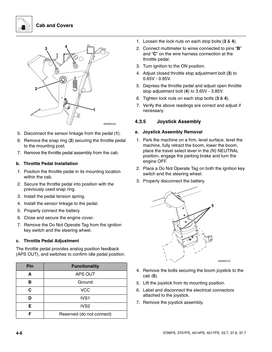 5 joystick assembly, Joystick assembly | JLG 4017PS Service Manual User Manual | Page 90 / 264