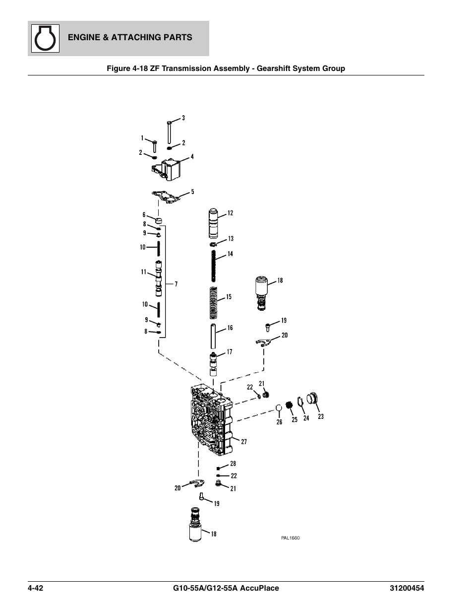 Earshift system, (see figure 4-18 for details) | JLG G12-55A AccuPlace Parts Manual User Manual | Page 138 / 336