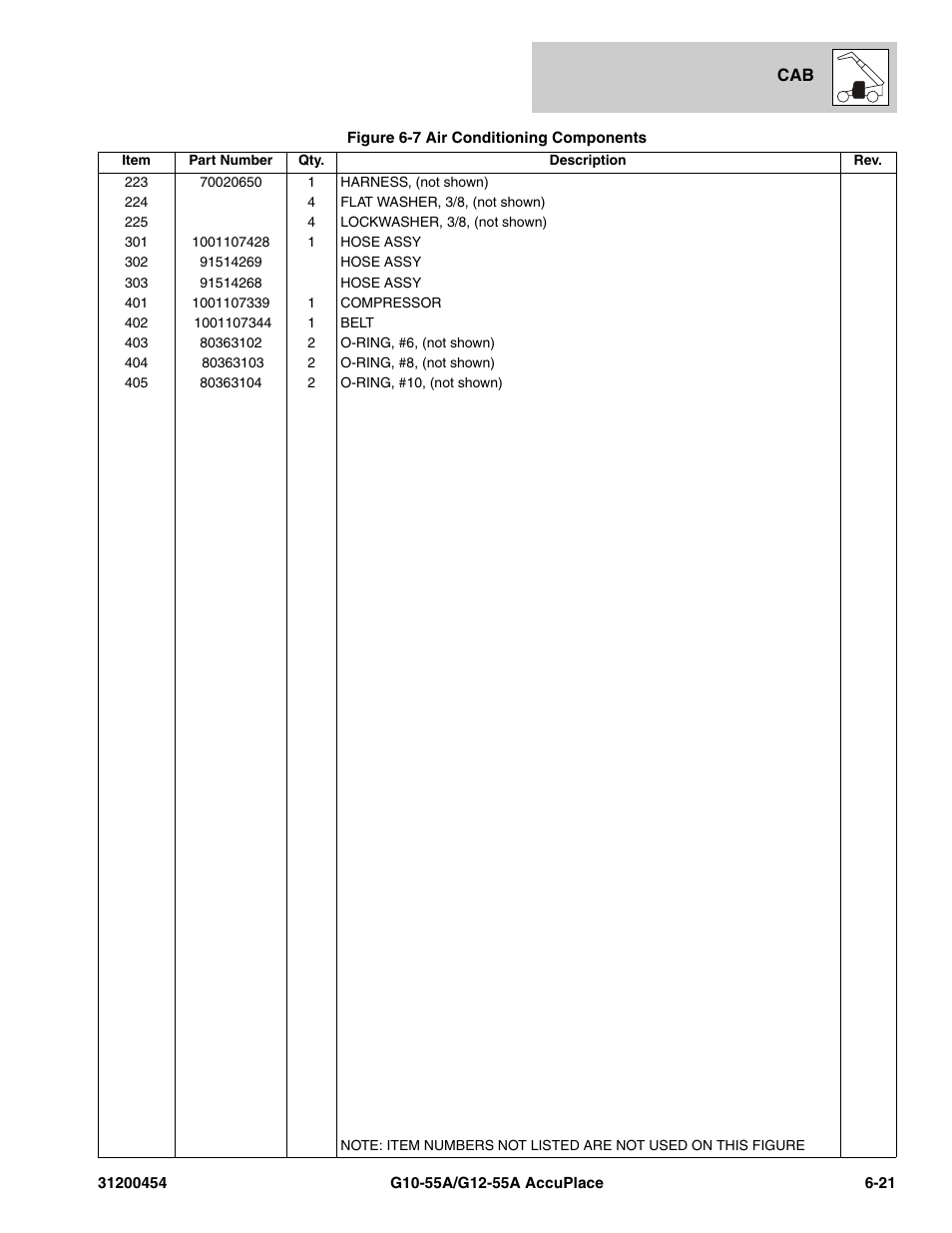 JLG G12-55A AccuPlace Parts Manual User Manual | Page 199 / 336