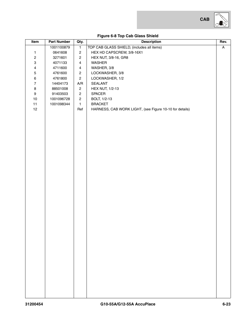 JLG G12-55A AccuPlace Parts Manual User Manual | Page 201 / 336