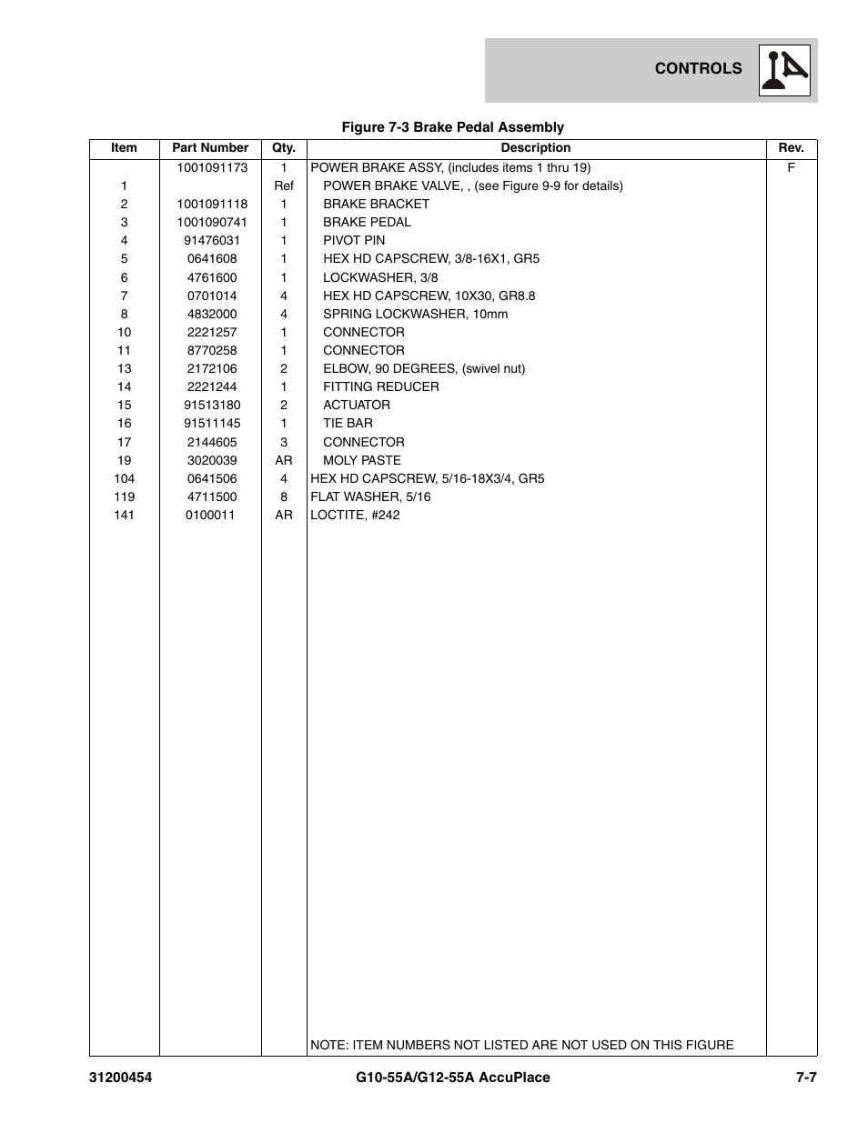 JLG G12-55A AccuPlace Parts Manual User Manual | Page 211 / 336