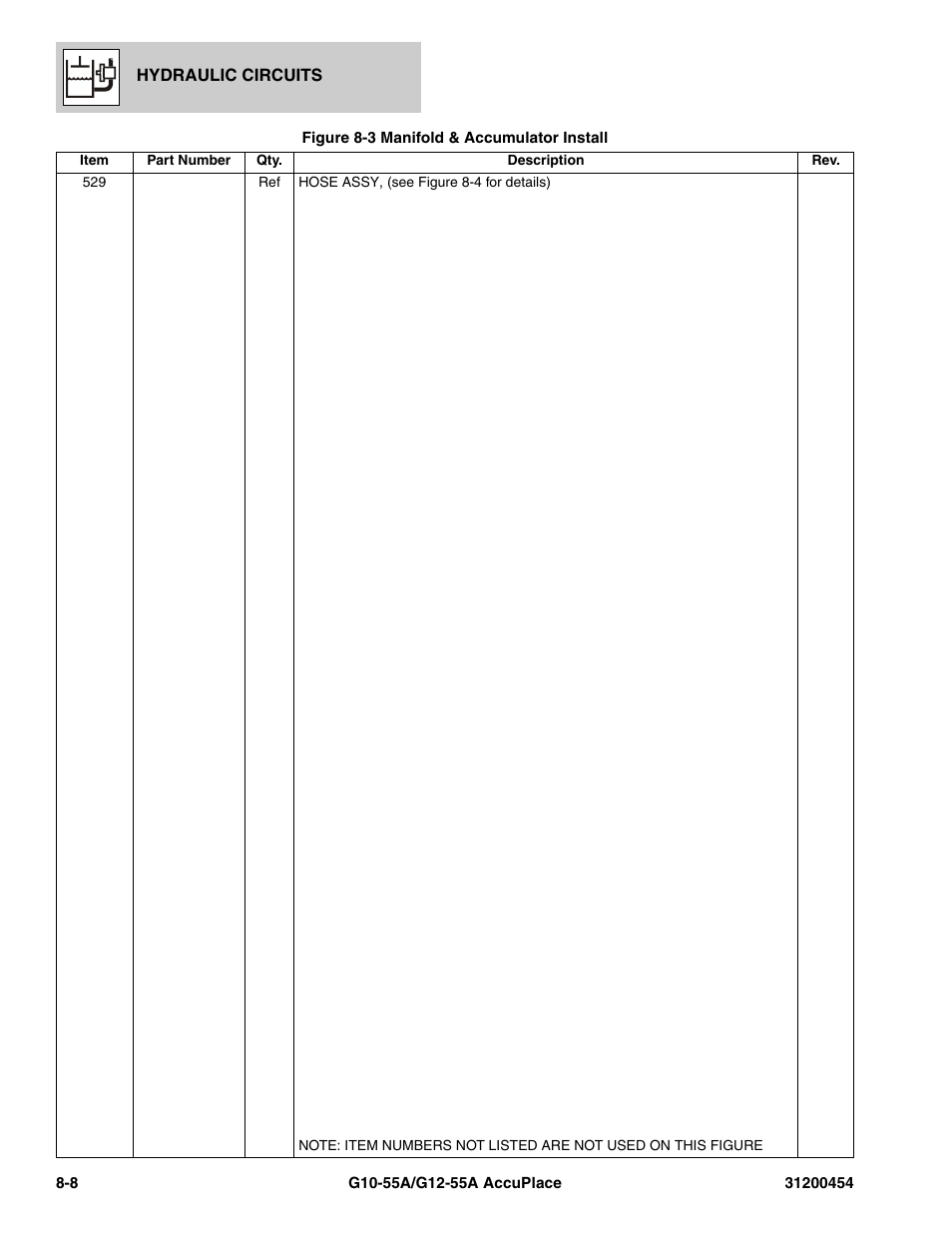 JLG G12-55A AccuPlace Parts Manual User Manual | Page 222 / 336