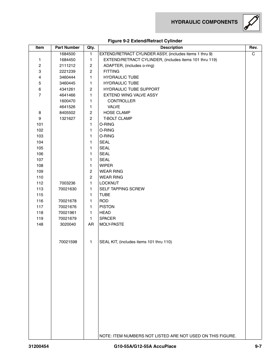 JLG G12-55A AccuPlace Parts Manual User Manual | Page 241 / 336