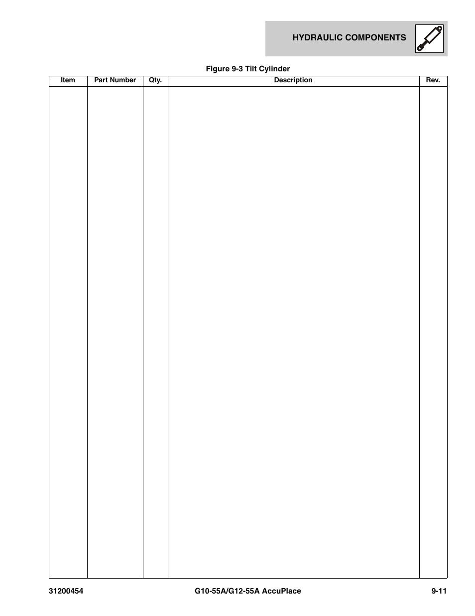 JLG G12-55A AccuPlace Parts Manual User Manual | Page 245 / 336