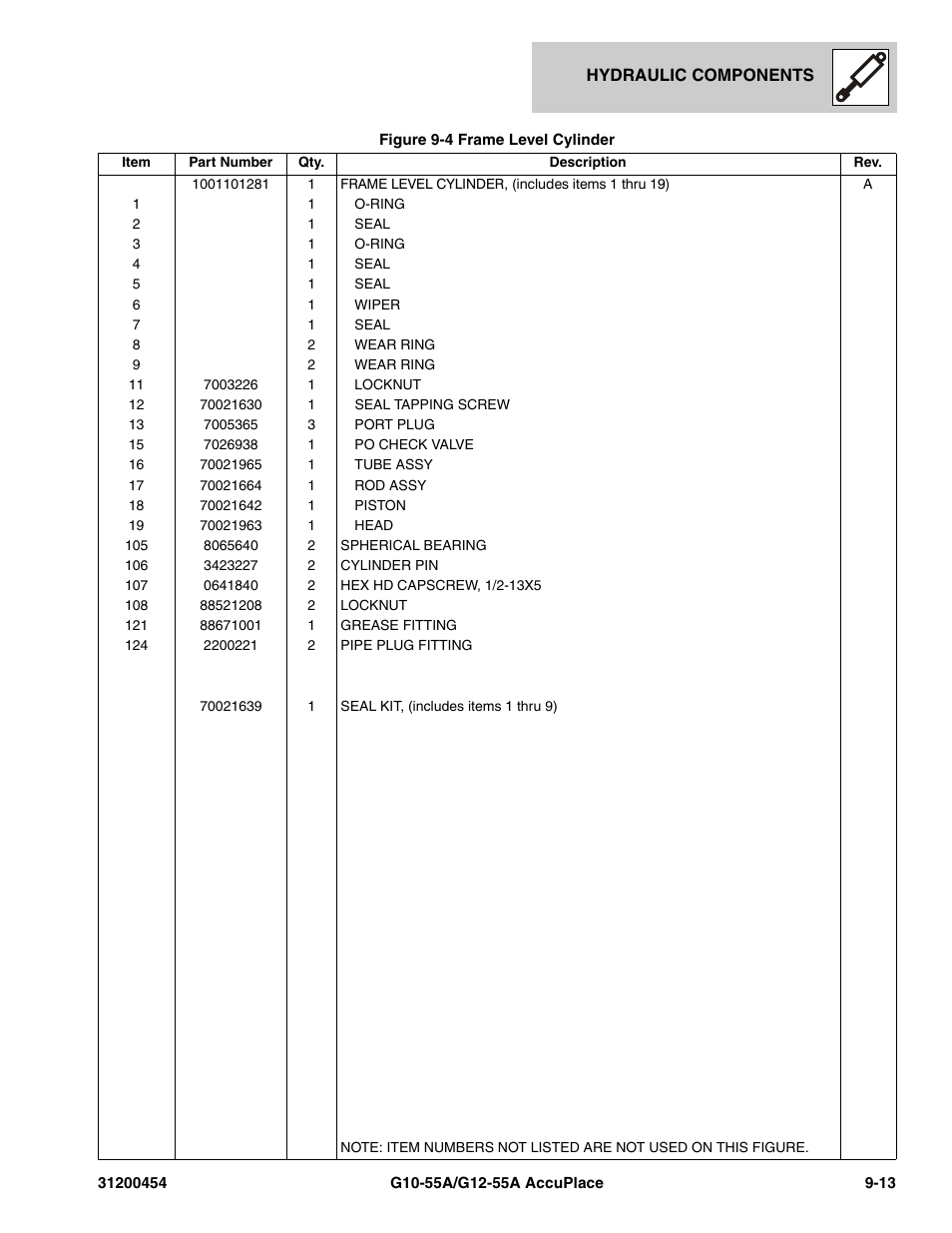 JLG G12-55A AccuPlace Parts Manual User Manual | Page 247 / 336