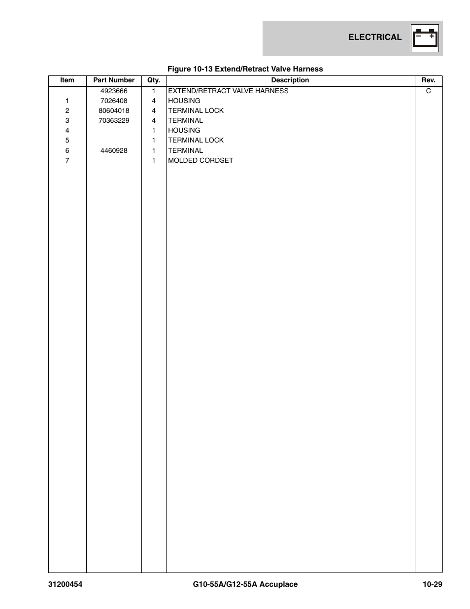 JLG G12-55A AccuPlace Parts Manual User Manual | Page 305 / 336