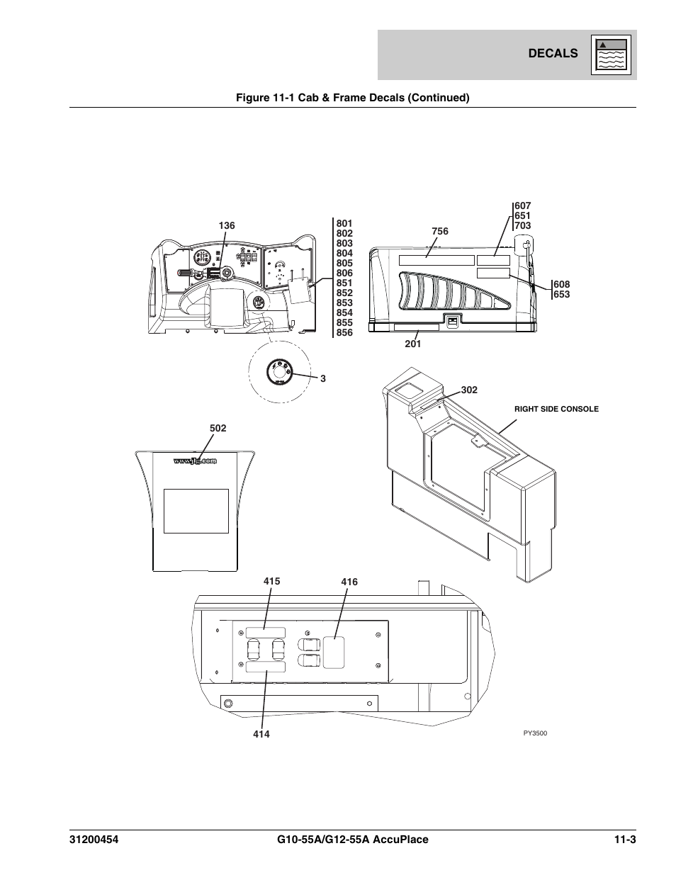 JLG G12-55A AccuPlace Parts Manual User Manual | Page 317 / 336