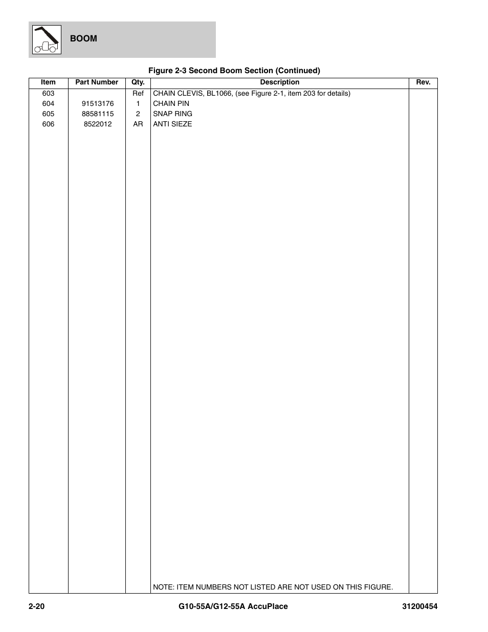 JLG G12-55A AccuPlace Parts Manual User Manual | Page 40 / 336