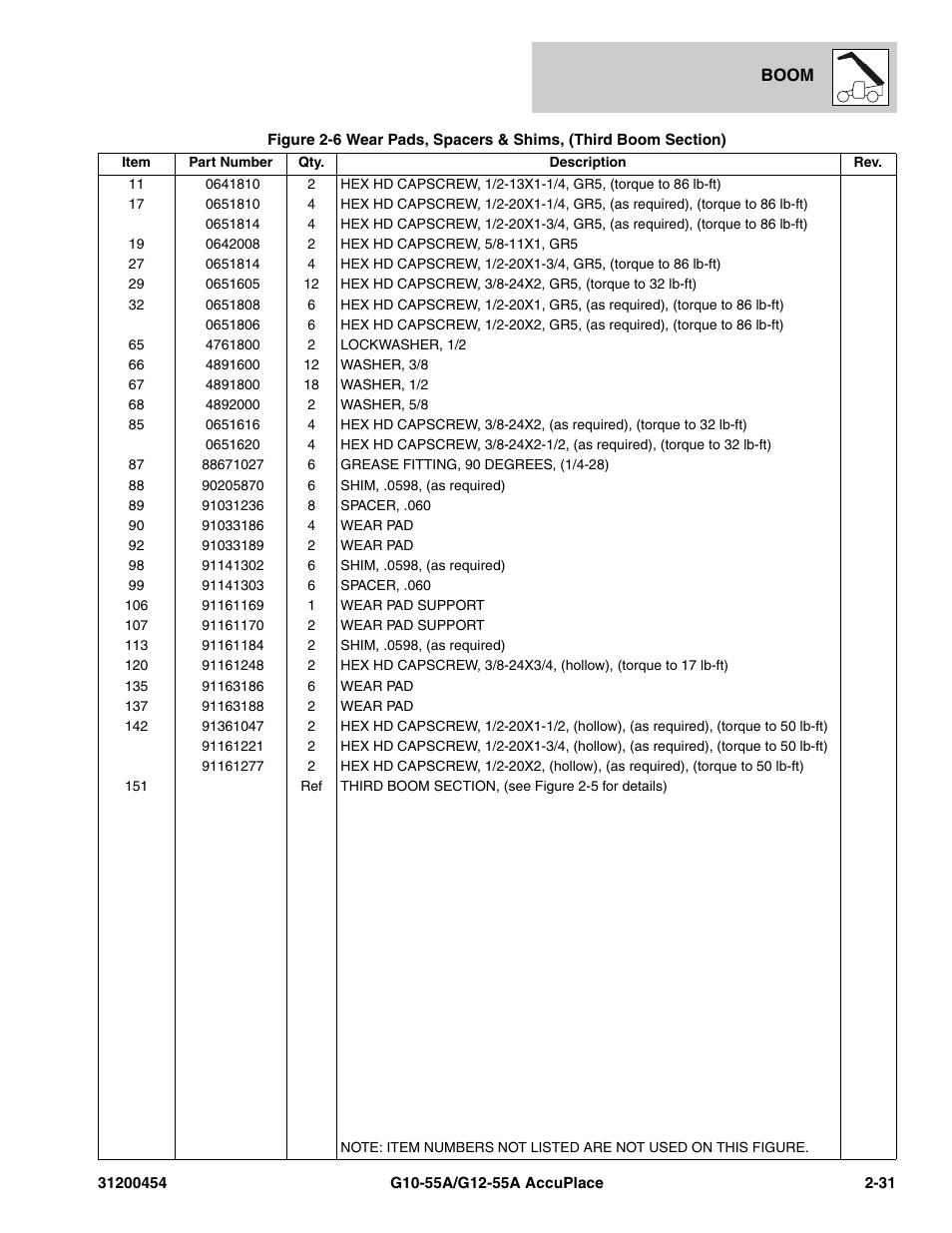 JLG G12-55A AccuPlace Parts Manual User Manual | Page 51 / 336