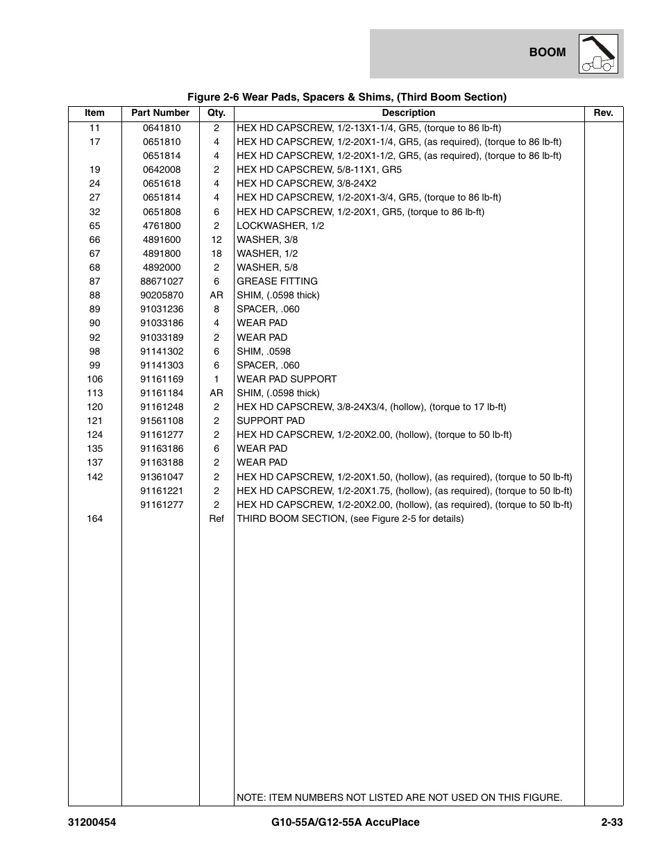 JLG G12-55A AccuPlace Parts Manual User Manual | Page 53 / 336