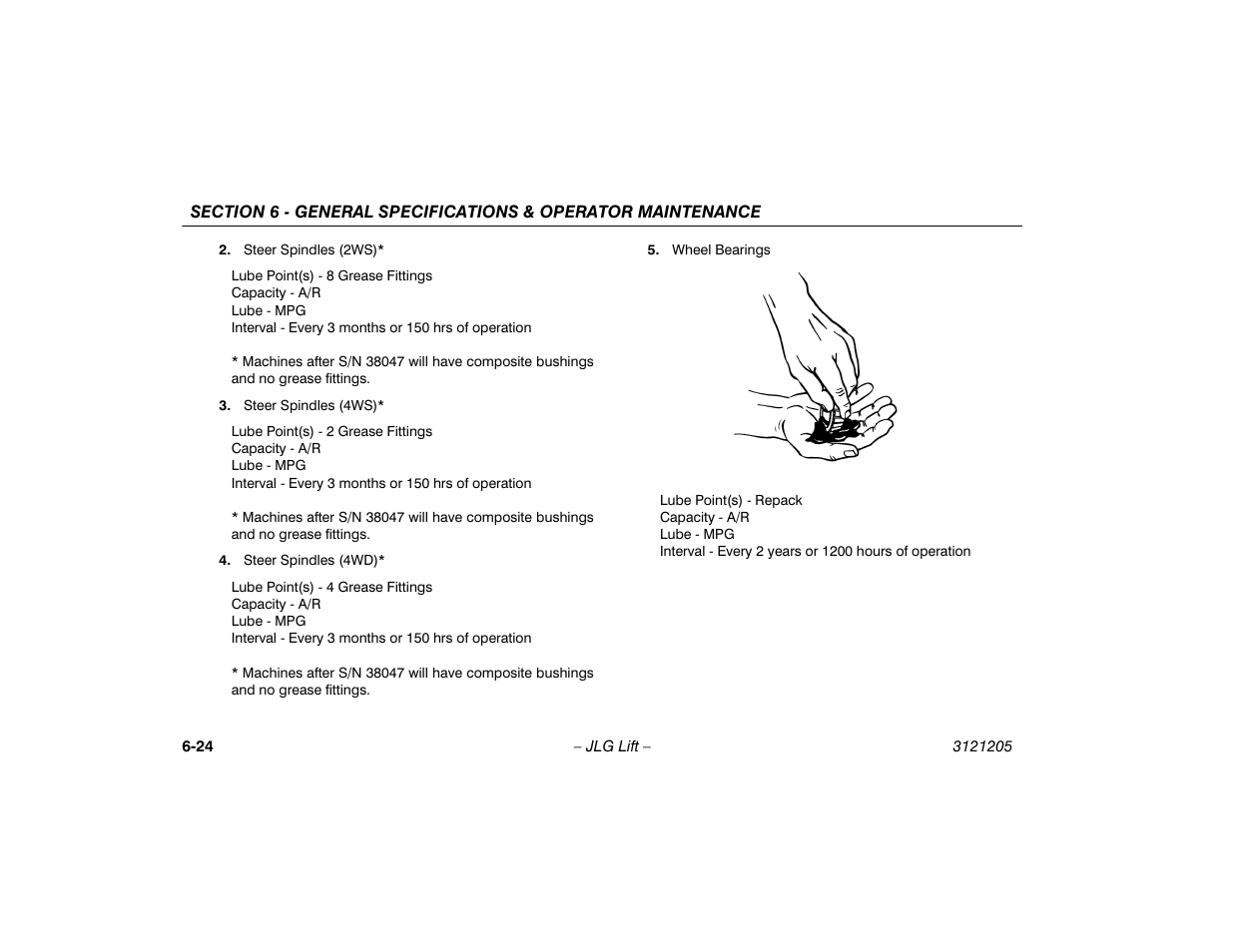 JLG 660SJ Operator Manual User Manual | Page 128 / 150