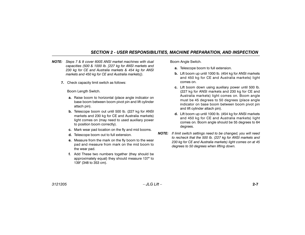 JLG 660SJ Operator Manual User Manual | Page 29 / 150