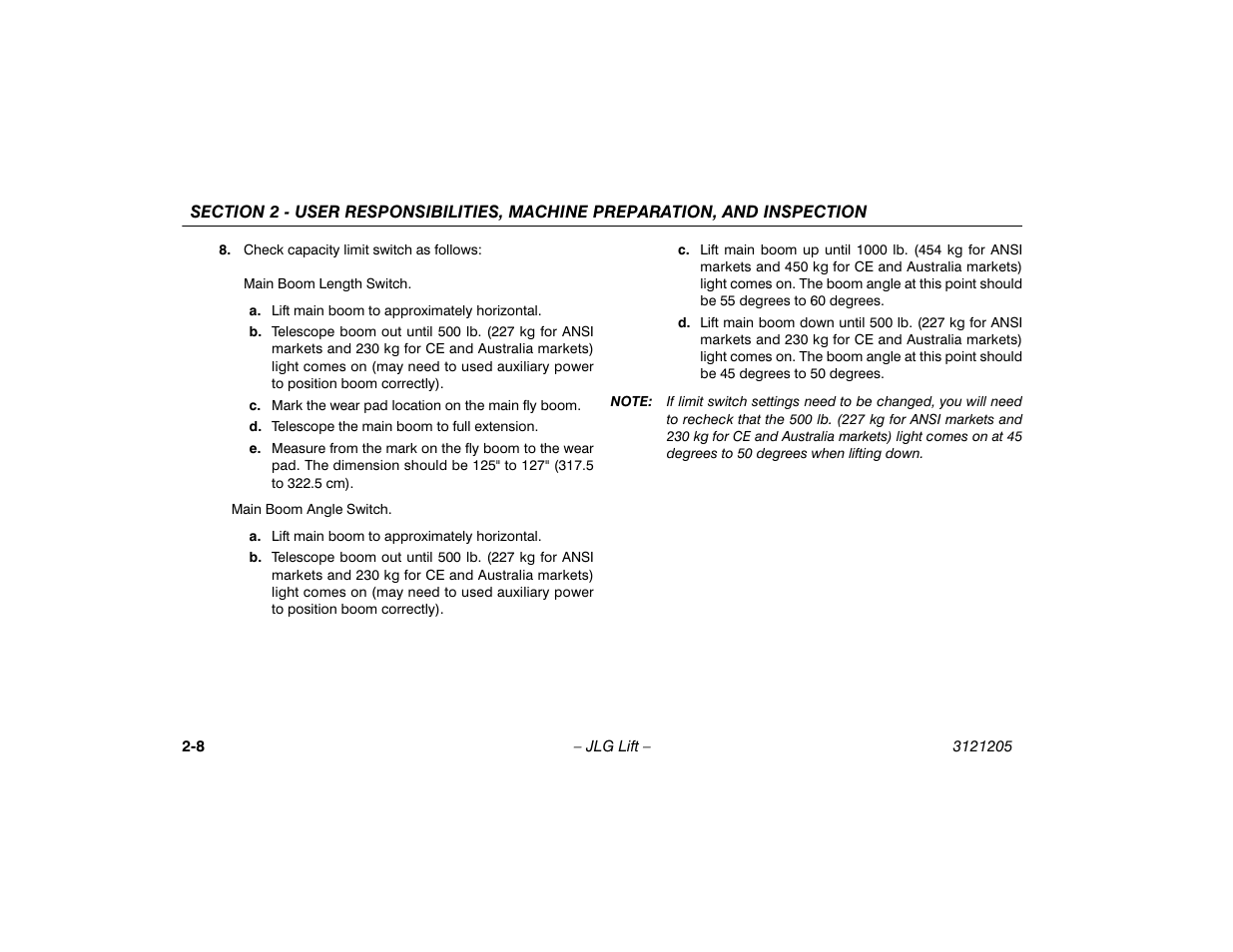 JLG 660SJ Operator Manual User Manual | Page 30 / 150
