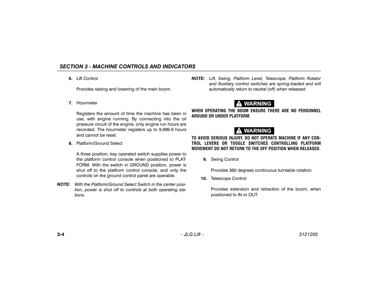 JLG 660SJ Operator Manual User Manual | Page 40 / 150
