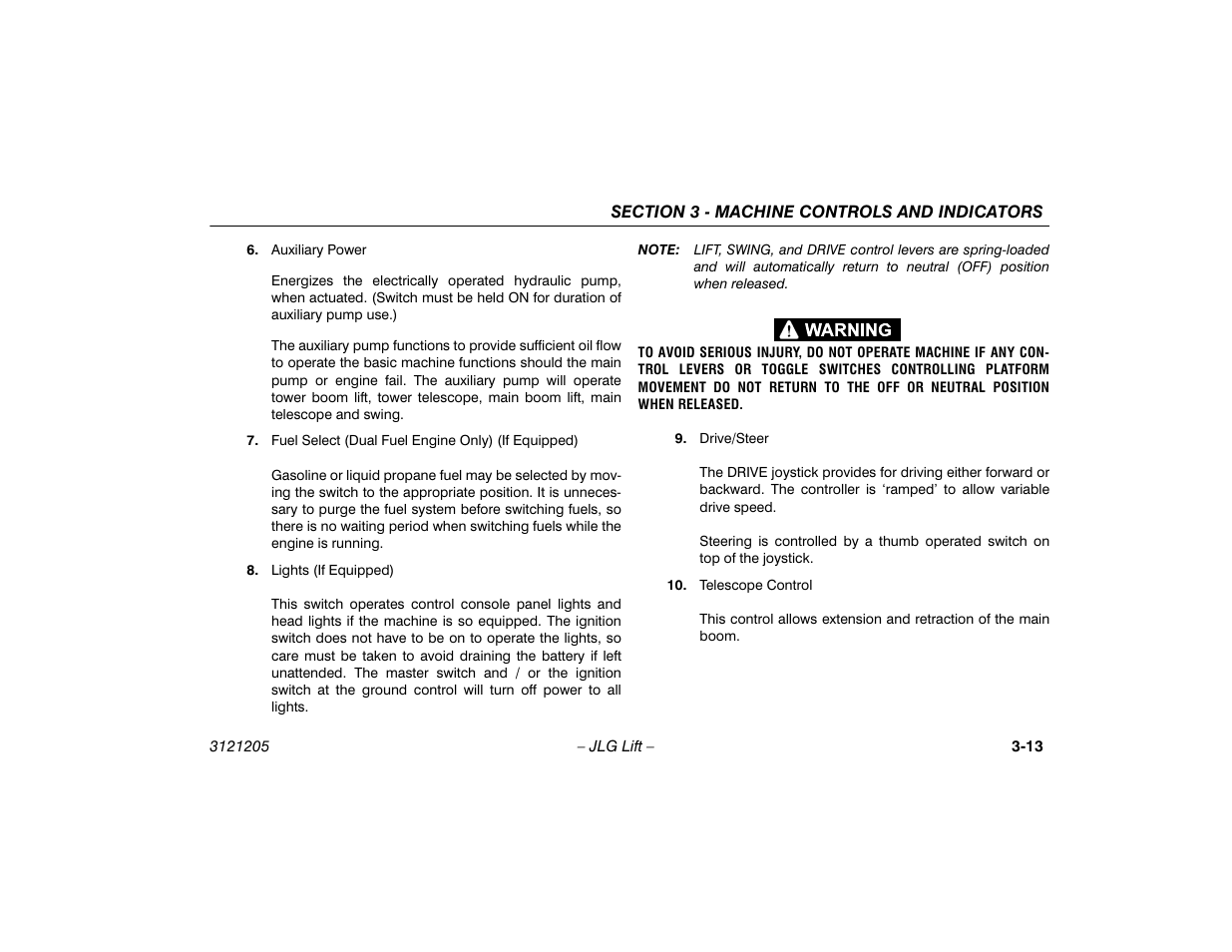 JLG 660SJ Operator Manual User Manual | Page 49 / 150