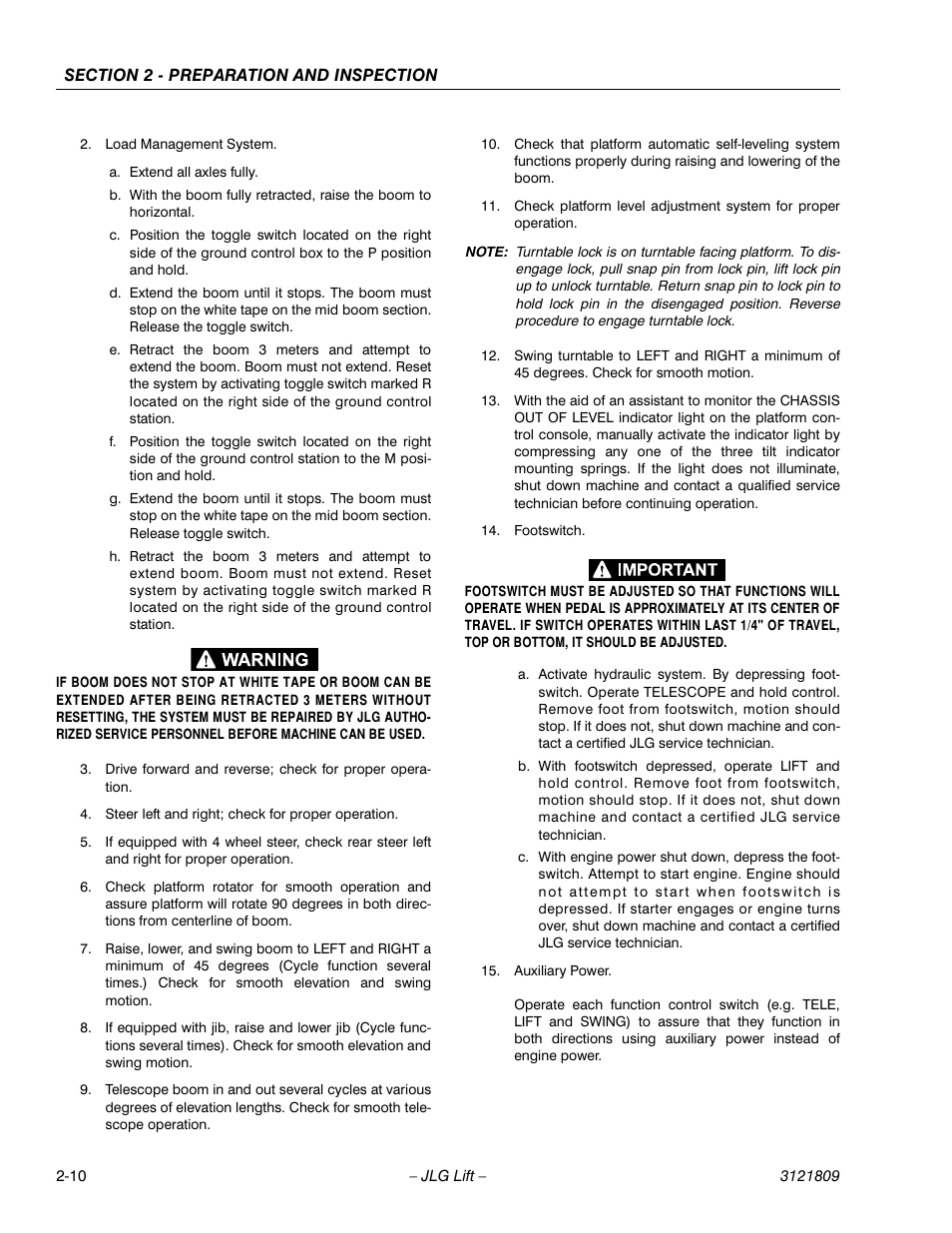JLG 120-SXJ Operator Manual User Manual | Page 26 / 80