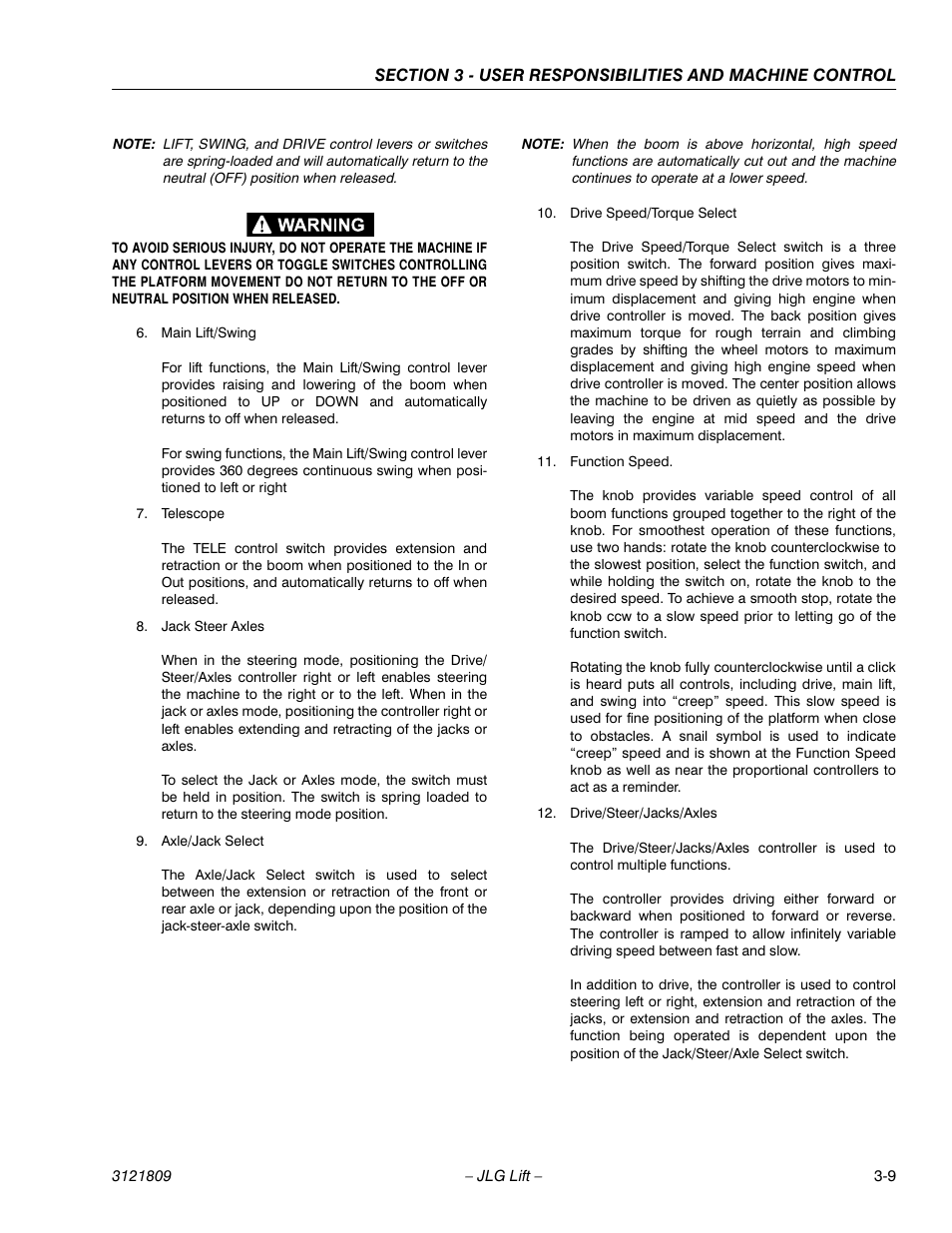 JLG 120-SXJ Operator Manual User Manual | Page 39 / 80