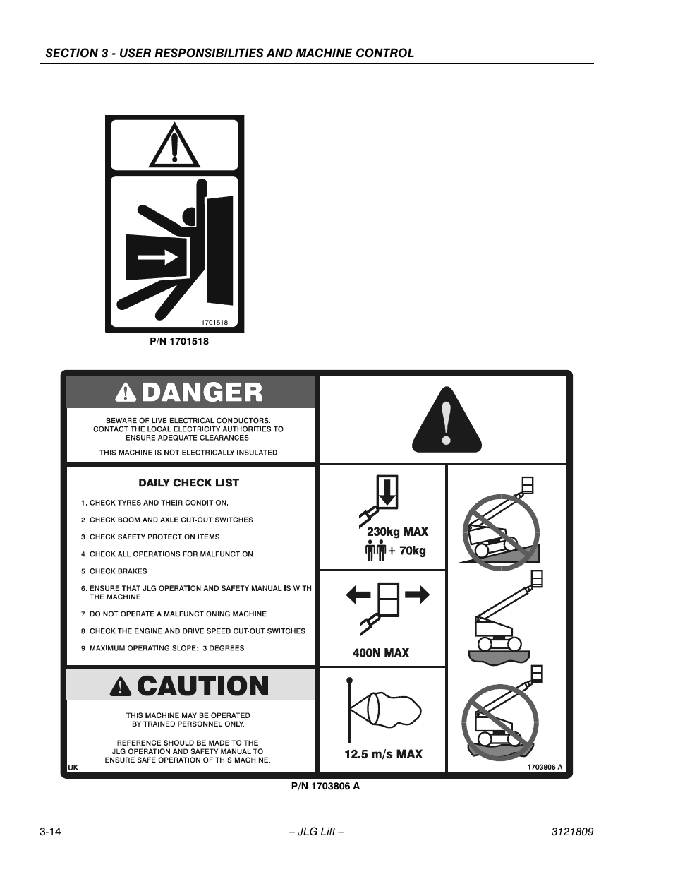 JLG 120-SXJ Operator Manual User Manual | Page 44 / 80