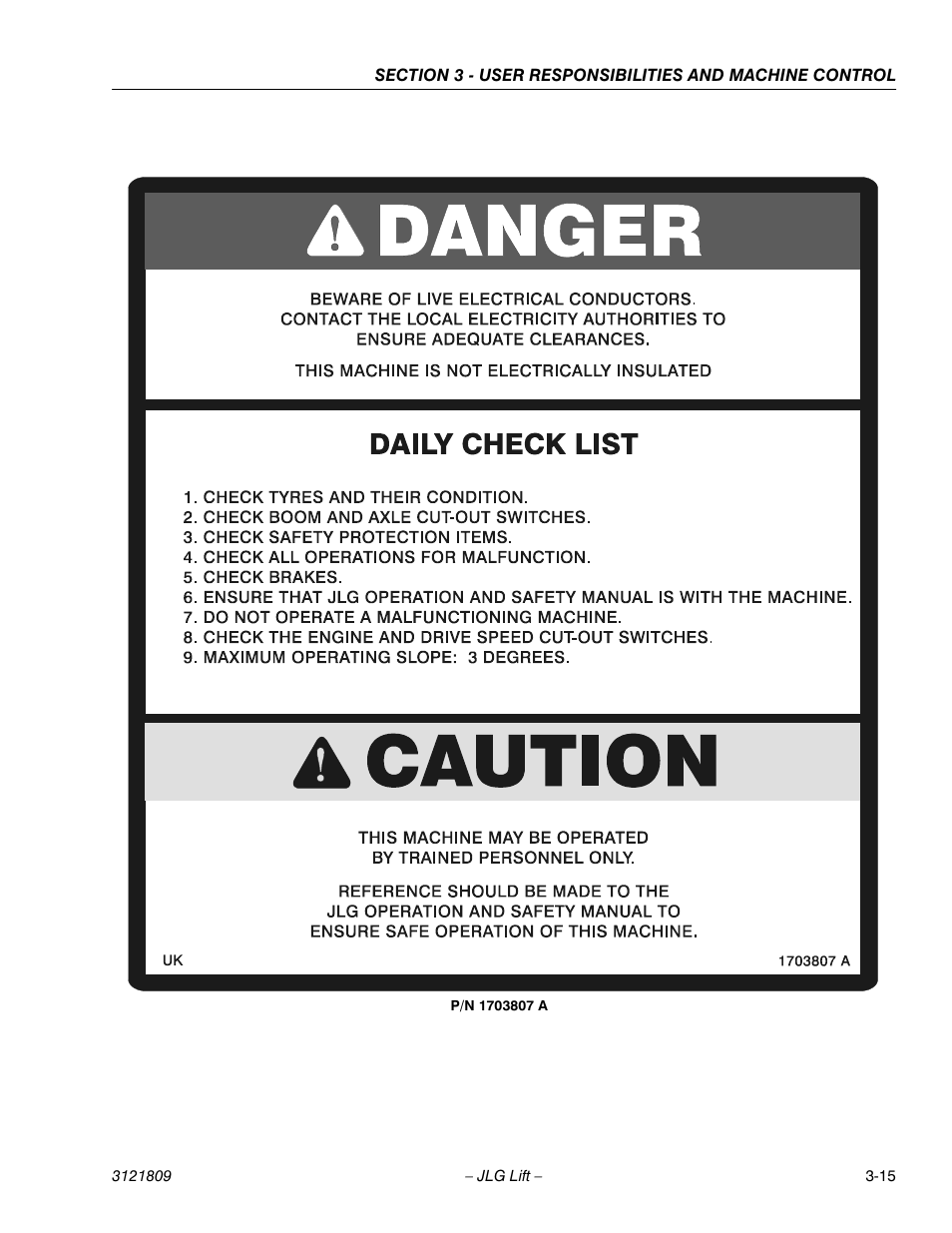 JLG 120-SXJ Operator Manual User Manual | Page 45 / 80