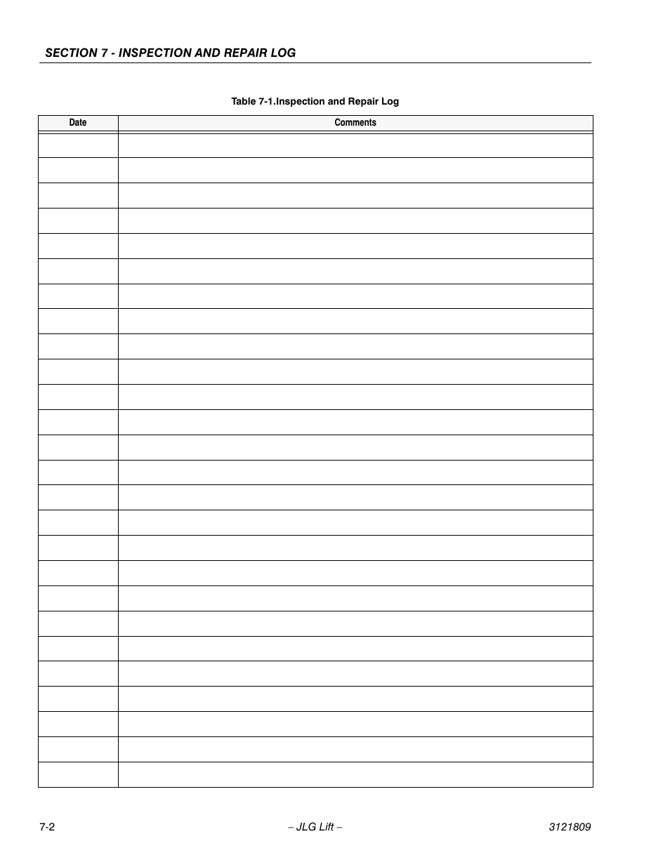 JLG 120-SXJ Operator Manual User Manual | Page 76 / 80