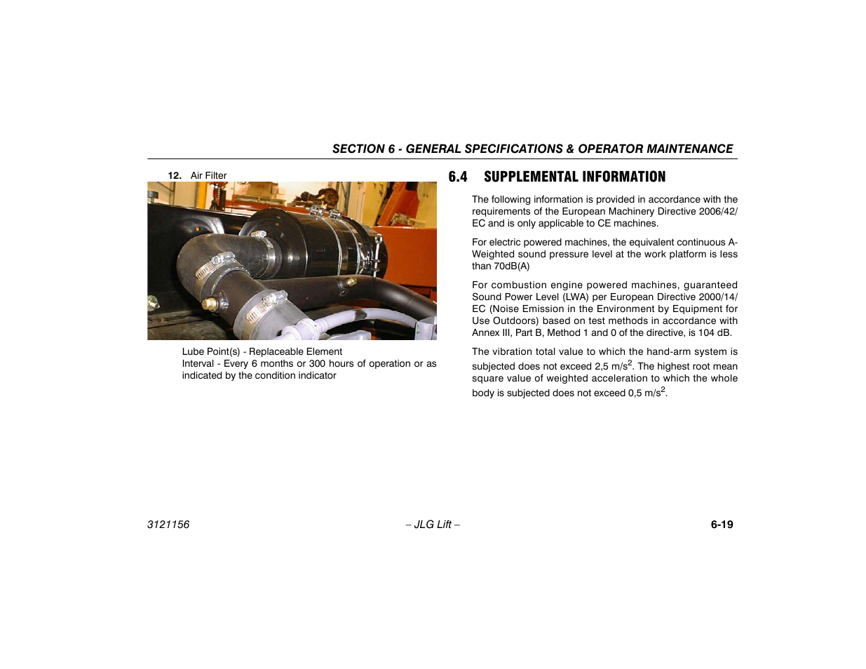 4 supplemental information, 4 supplemental information -19 | JLG 600SC_660SJC Operator Manual User Manual | Page 113 / 120