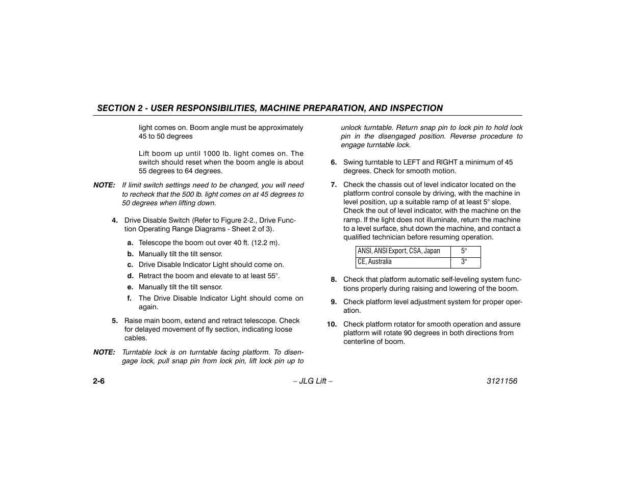 JLG 600SC_660SJC Operator Manual User Manual | Page 26 / 120