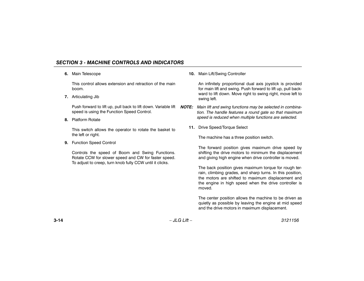JLG 600SC_660SJC Operator Manual User Manual | Page 48 / 120
