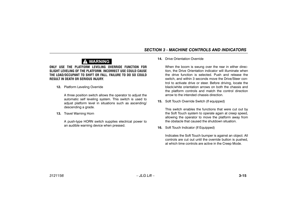 JLG 600SC_660SJC Operator Manual User Manual | Page 49 / 120