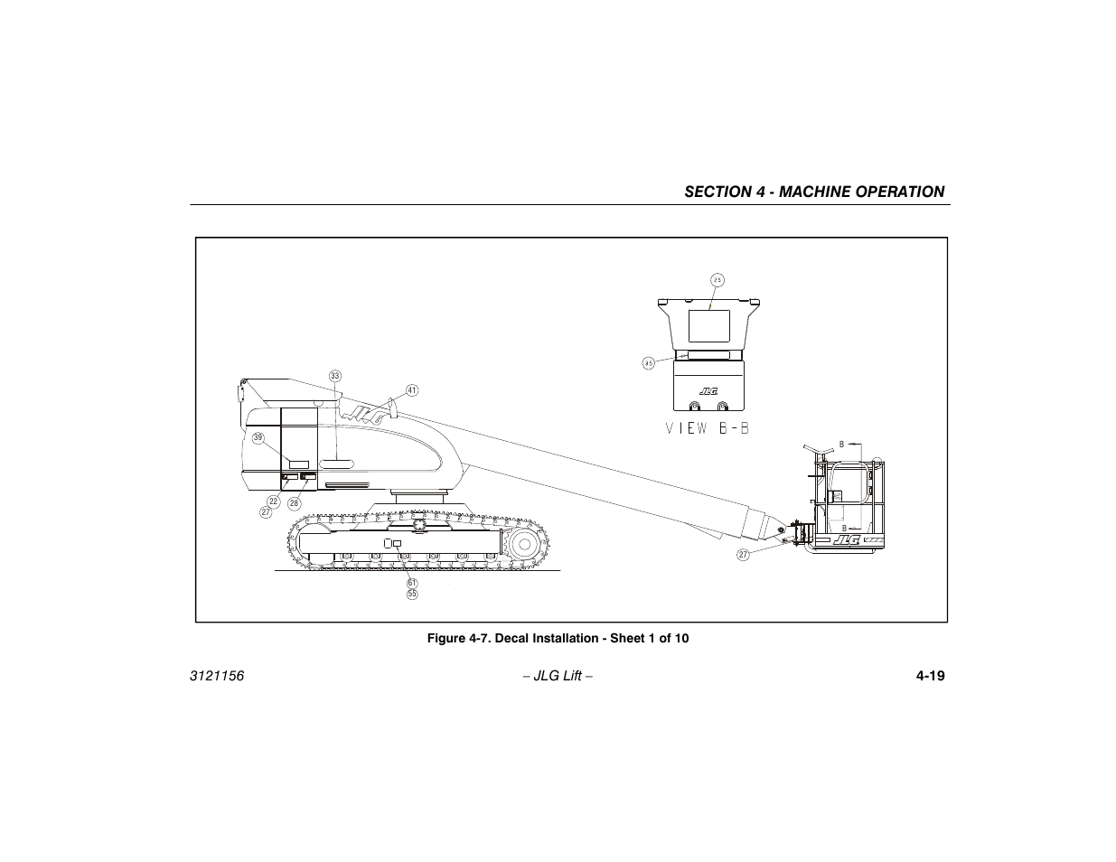 Decal installation - sheet 1 of 10 -19 | JLG 600SC_660SJC Operator Manual User Manual | Page 73 / 120
